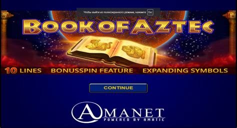 book of aztec casinos